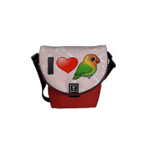 I Love Lilian's Lovebirds Courier Bag