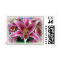 I love lilies postage