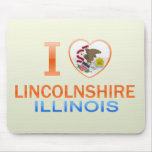 I Love Lincolnshire, IL Mouse Pads