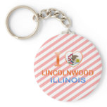 I Love Lincolnwood, IL Keychain
