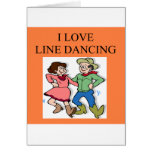 i love line dancing greeting cards