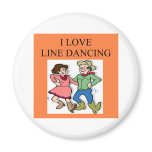 i love line dancing fridge magnet