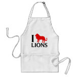 I Love Lions aprons