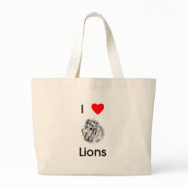 I love lions Bag