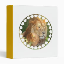 I Love Lions Binder