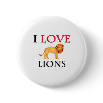 I Love Lions buttons by tshirtshirts I Love Lions buttons