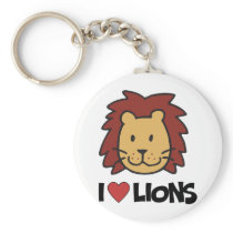 I Love lions keychains