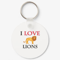 I Love Lions keychains