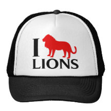 I Love Lions Mesh Hat