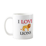 I Love Lions mugs