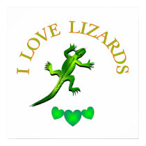 I Love Lizards posters