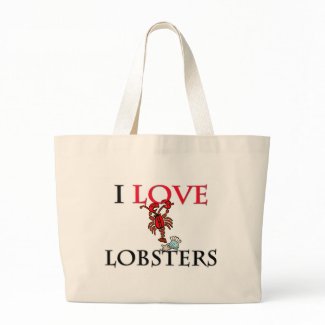 I Love Lobsters bag