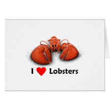 I love Lobsters Cards