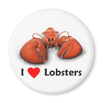 I love Lobsters Magnets