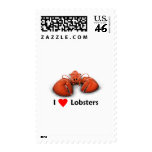 I love Lobsters Postage Stamps