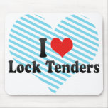 I Love Lock Tenders Mousepad