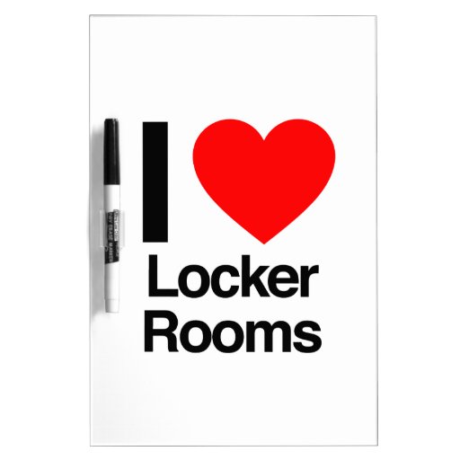 I love locker rooms dry erase white board