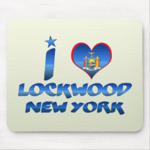 I love Lockwood, New York Mouse Pads