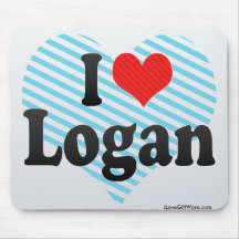 I Love Logan Mouse Pad