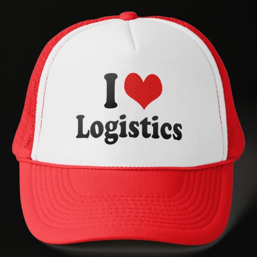 I Love Logistics Mesh Hats