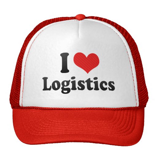 I Love Logistics Trucker Hat Zazzle