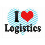 I Love Logistics Postcards