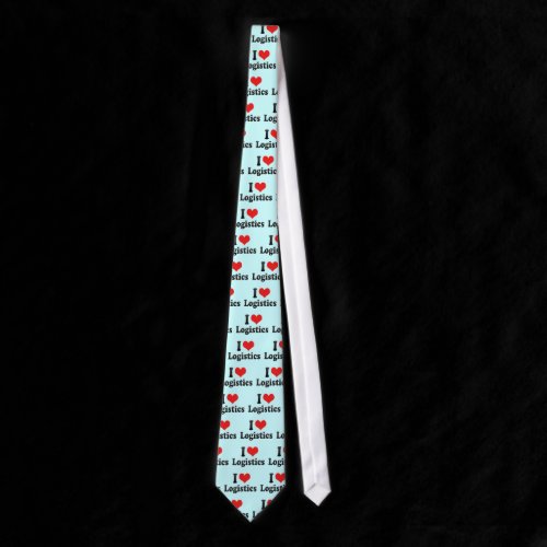 I Love Logistics Neckties
