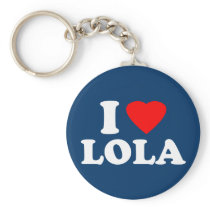 I Love Lola Key Chain