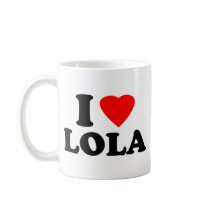 I Love Lola Coffee Mugs