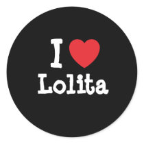 I love Lolita heart T-Shirt stickers