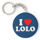 I Love Lolo Keychain