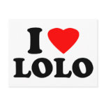 I Love Lolo Postcards