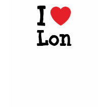 I love Lon heart custom personalized t-shirts