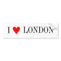 I love London bumper stickers