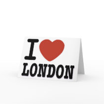 I LOVE LONDON GREETING CARDS
