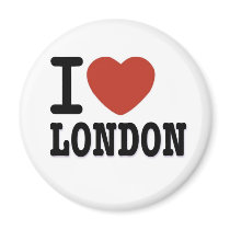 I LOVE LONDON REFRIGERATOR MAGNETS