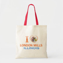 I Love London Mills, IL Bags