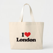 I Love London Tote Bags