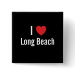 I love Long Beach Button