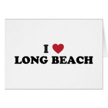 I Love Long Beach California Greeting Cards