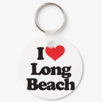 I Love Long Beach keychains