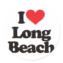 I Love Long Beach stickers by visualnewbie I Love Long Beach stickers
