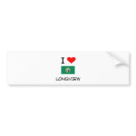 I Love Longview Washington Bumper Sticker