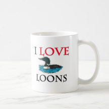 I Love Loons Mugs