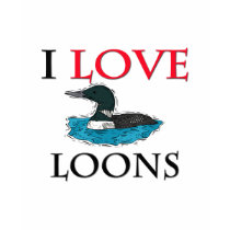 I Love Loons t-shirts