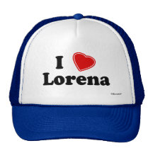I Love Lorena Trucker Hat