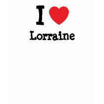I love Lorraine heart T-Shirt