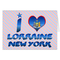 I love Lorraine, New York Greeting Cards