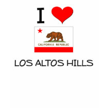 I Love LOS ALTOS HILLS California t-shirts