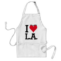 I LOVE LOS ANGELES APRON